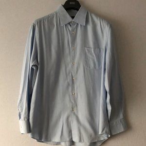 Boss Hugo Boss Blue Shirt Size 17(34/35)